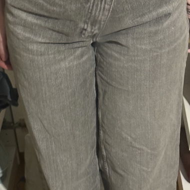 Jeans larges gris Zara