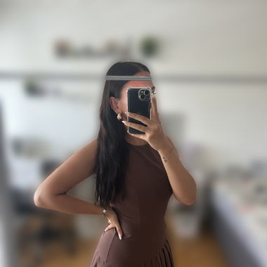 Vestito marrone alla moda Zara