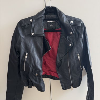 Veste biker noire Tally Weijl