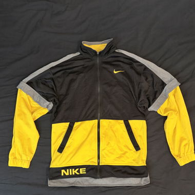 Giacca da training Nike giallo/grigio/nero Vintage Taglia M