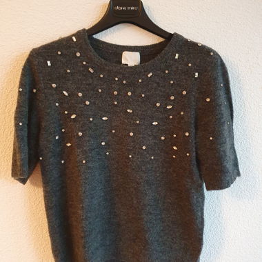 H&M Knit Top with Stones