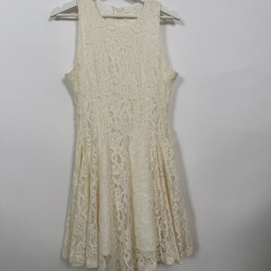 Abito in pizzo crema H&M