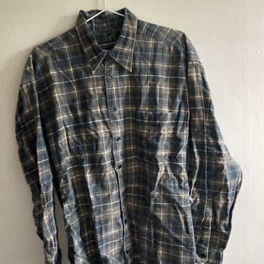 Camicia in flanella con motivo a quadri