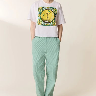 Pantalon de créateur Leon & Harper neuf 42-44