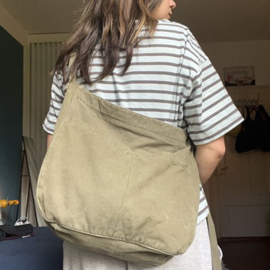 Borsa a tracolla kaki