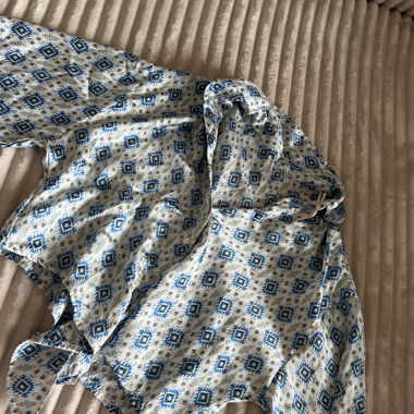 Blue Pattern Shirt