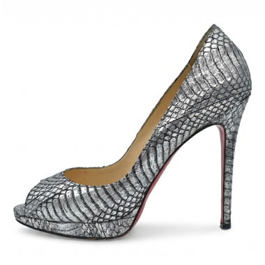 Escarpins Christian Louboutin Very Prive EU 37 métalliques