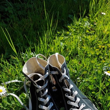 Classic black Converse 