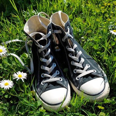 Classic black Converse 
