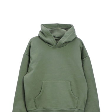 Oversized grüner Hoodie