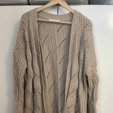 Cardigan mit Glitzereffekt
