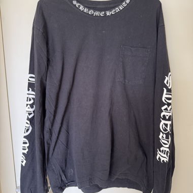 Longsleeve Chrome Hearts nero