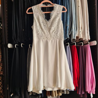 Claudie Pierlot White Lace Dress