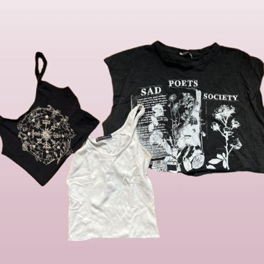 3x Gothy Tops