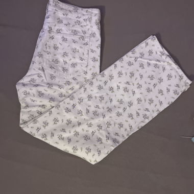 Floral jeans