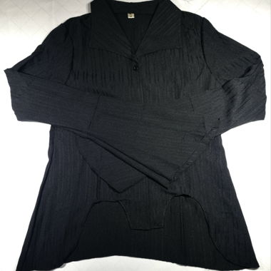 Black Cut-out Grunge/Goth Shirt