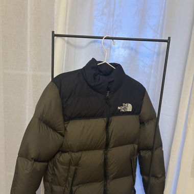 North Face Jacked Green Kid