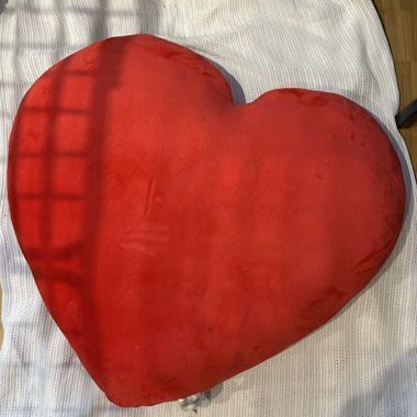 Red Heart Pillow - Valentine
