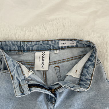 Light Wash Straight Jeans