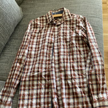 Camicia a maniche lunghe a quadri