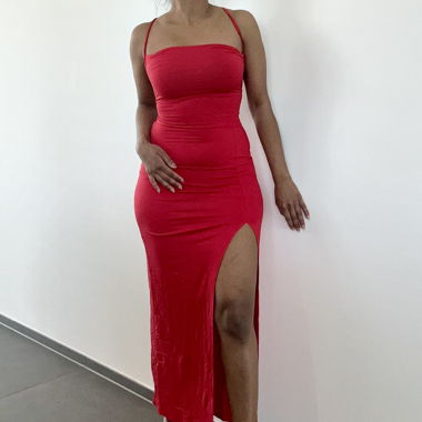 rotes Kleid