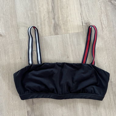 Top bikini Tommy Hilfiger, Nero