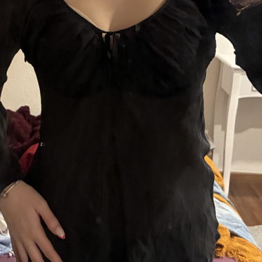 elegant Filippa K blouse, sheer