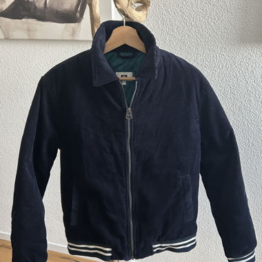 Dark blue corduroy jacket