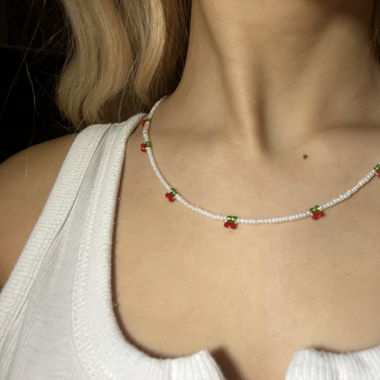 Unique Cherry necklace ✨☁️🍒