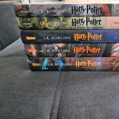 Harry Potter, illustrierte Ausgabe, Band 1-5