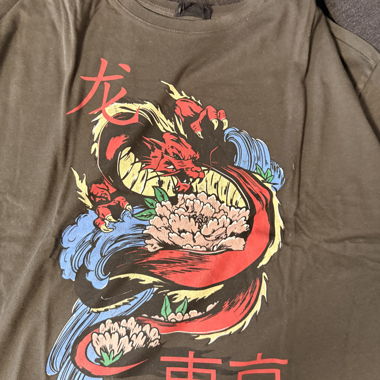 Graphic T-Shirt with Dragon Print – Even&Odd