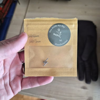 Titan Threadless Piercing Stäbe 16G 6/7mm