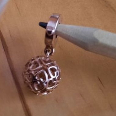 Charm Pandora en Argent Boule Coeur