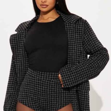 Blazer and Shorts Set