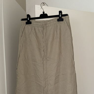 Jupe longue maxi en lin Zara