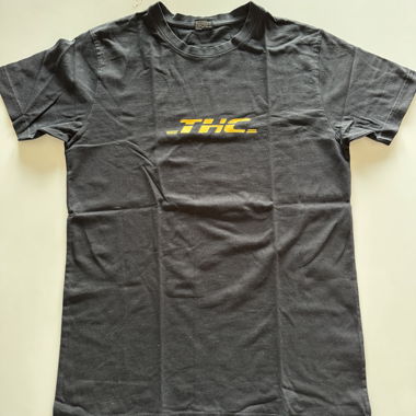 Schwarzes THC Logo „DHL“ Style, T-Shirt, Size M