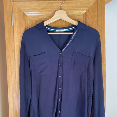Chemise Cecil M bleu marine
