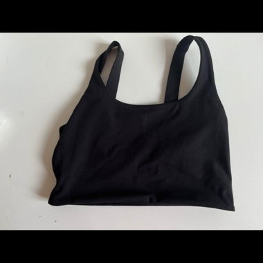 Reggiseno sportivo nero Cash•Merch taglia L