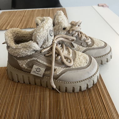 Stivaletti winter beige foderati
