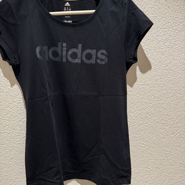 Black adidas shirt size small