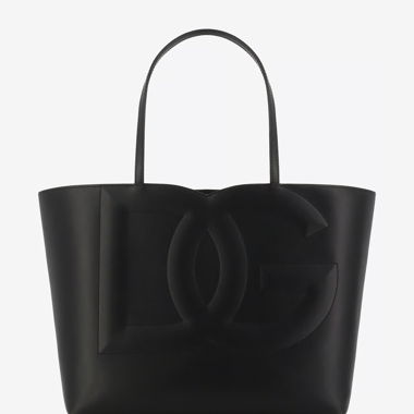 Dolce & Gabbana Shopper aus glattem Leder