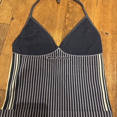 iets frans Gestreifter Halter-Top