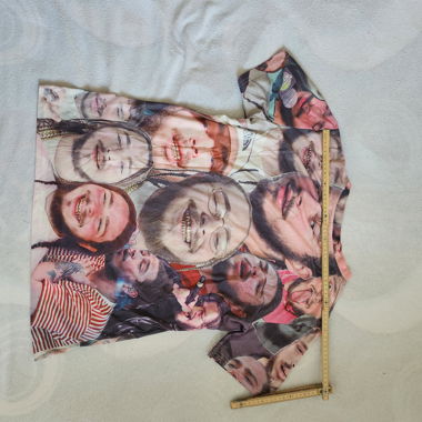 T-Shirt mit Post-Malone Gesichtsdruck