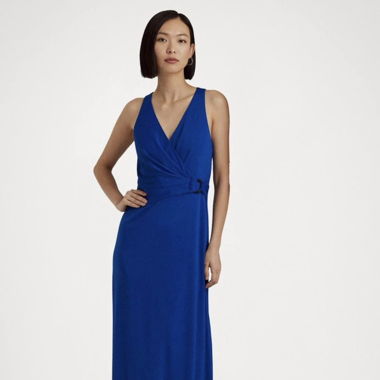 Abendkleid Ralph Lauren Blau Grösse 38