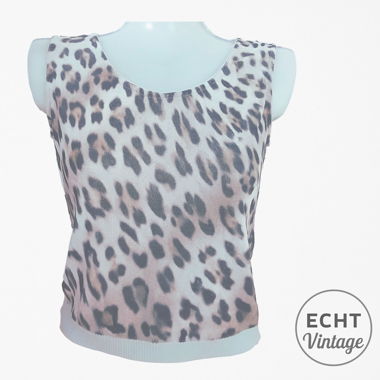 Vintage Mark Cain Feinstrick-Top Y2K Leo
