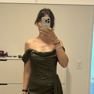 Abendkleid Grün Grösse 34