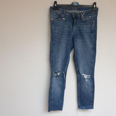 Calvin Klein Skinny Jeans Blue Ripped