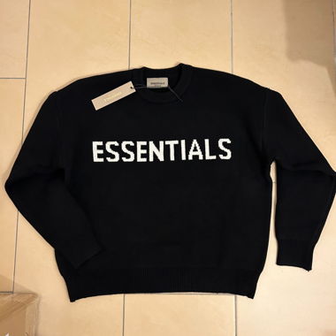 Essentials Sweater Hoodie black