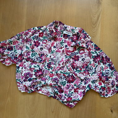 Blumenhemd Pink Woman XS