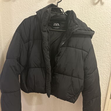 Zara Black Down Jacket